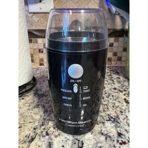Hamilton Beach Custom Grind Coffee Grinder Black Electric Blade Mill 80365